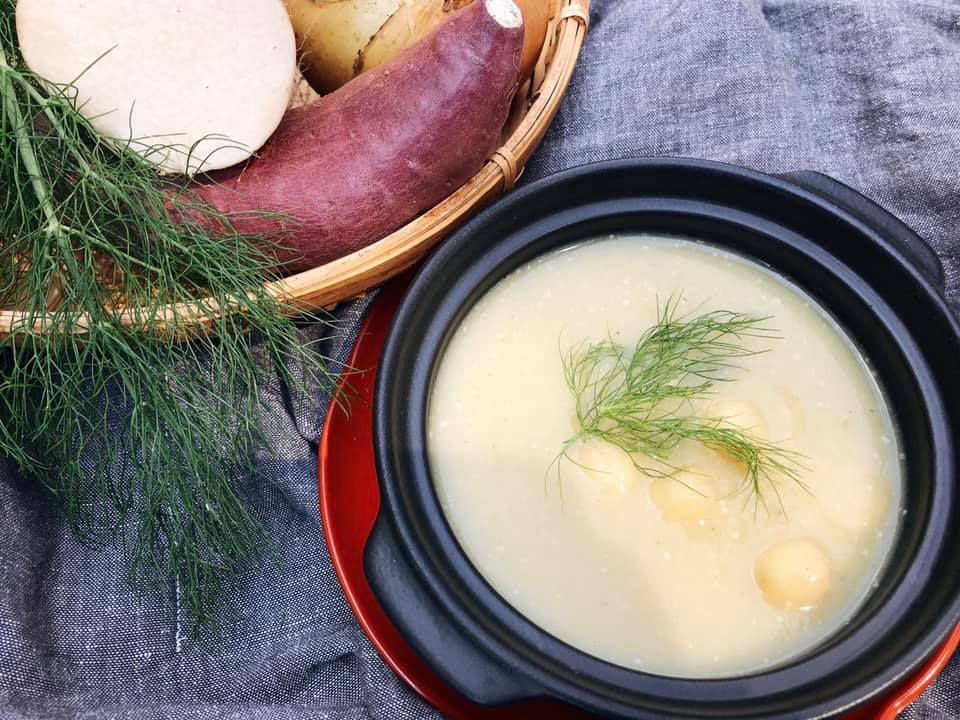 薩摩芋と山芋のスープ～フェンネルの香り～